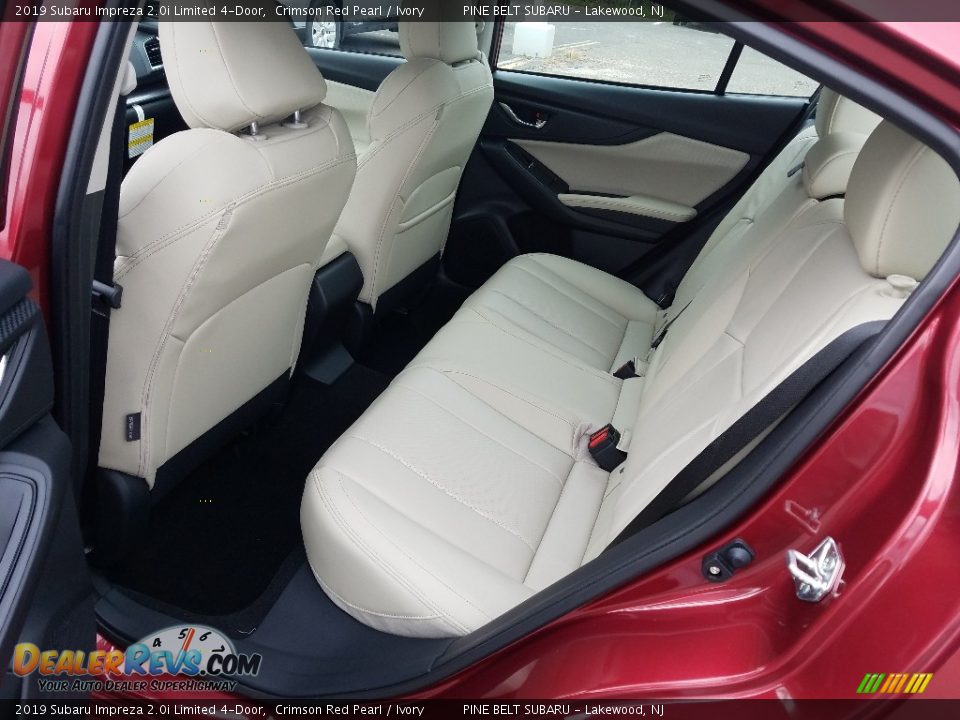 Rear Seat of 2019 Subaru Impreza 2.0i Limited 4-Door Photo #8