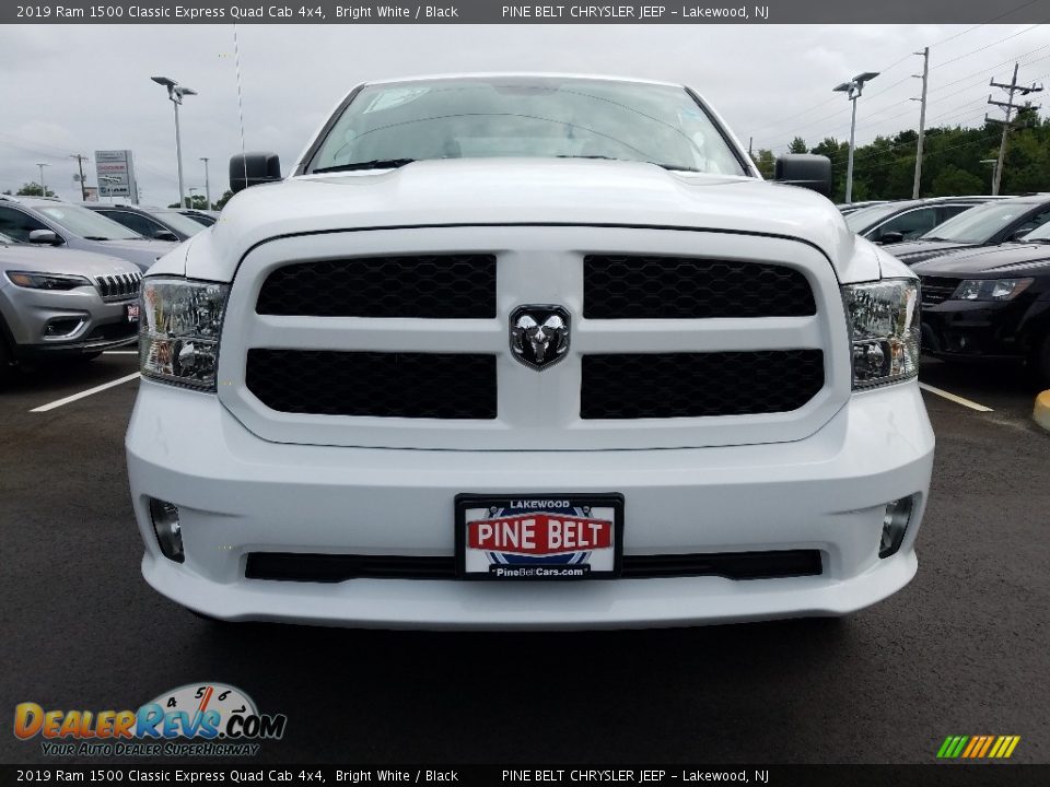 2019 Ram 1500 Classic Express Quad Cab 4x4 Bright White / Black Photo #2