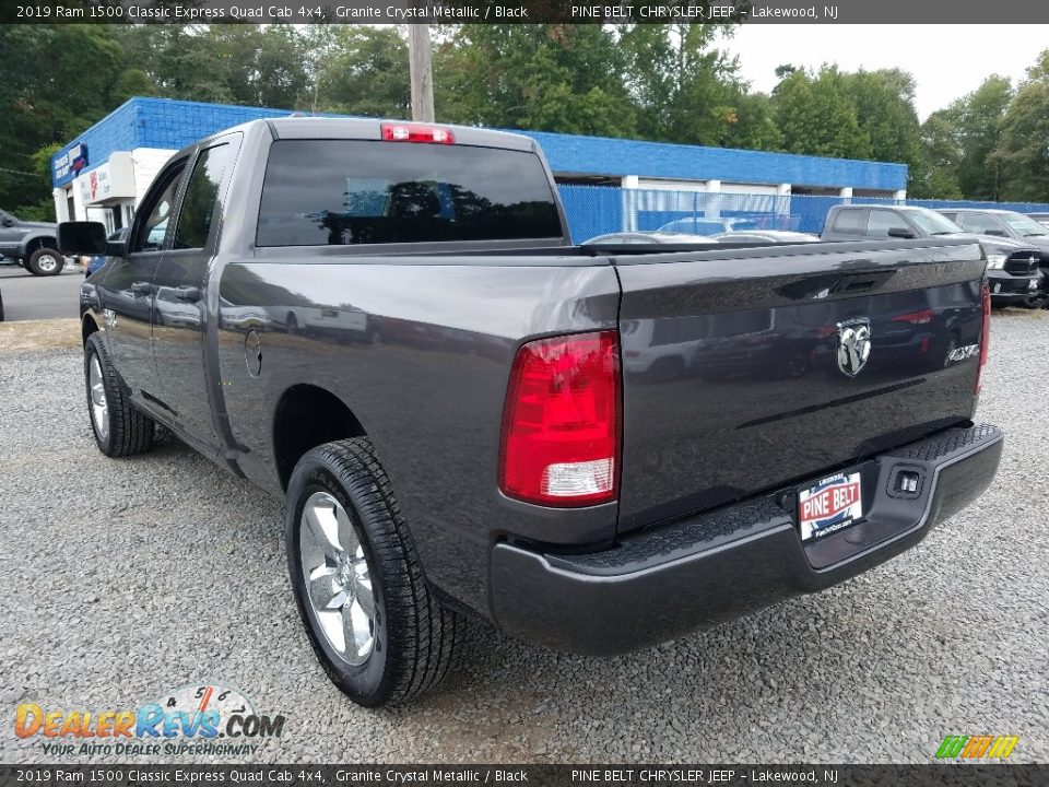 2019 Ram 1500 Classic Express Quad Cab 4x4 Granite Crystal Metallic / Black Photo #4