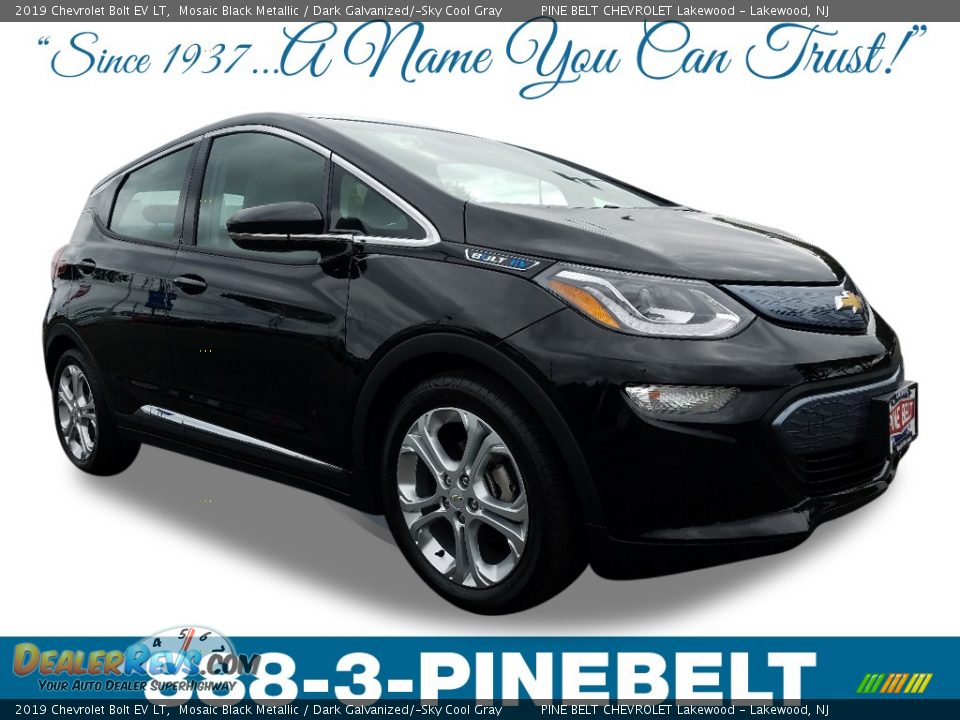2019 Chevrolet Bolt EV LT Mosaic Black Metallic / Dark Galvanized/­Sky Cool Gray Photo #1