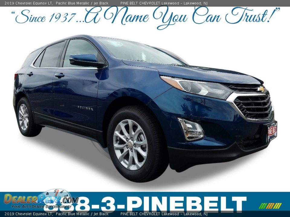 2019 Chevrolet Equinox LT Pacific Blue Metallic / Jet Black Photo #1