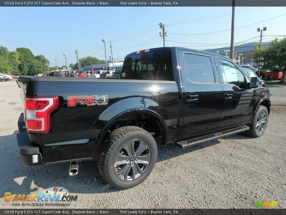 2018 Ford F150 XLT SuperCrew 4x4 Shadow Black / Black Photo #2