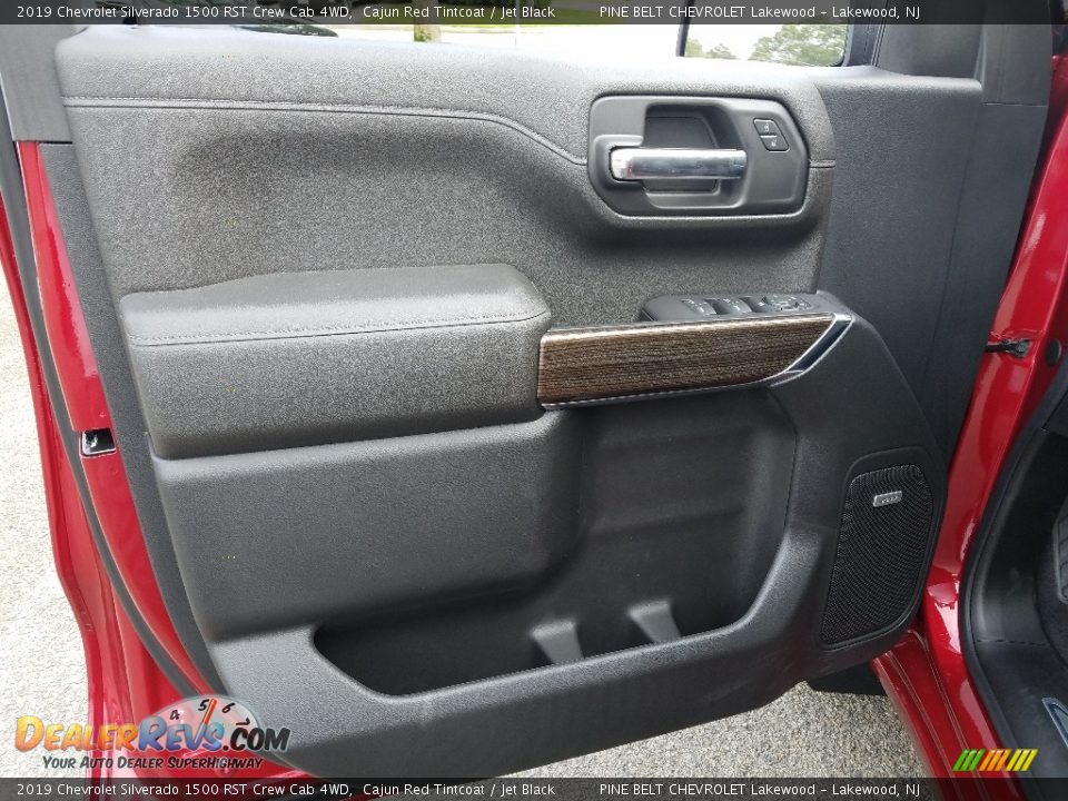 2019 Chevrolet Silverado 1500 RST Crew Cab 4WD Cajun Red Tintcoat / Jet Black Photo #8