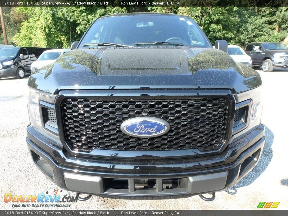 2018 Ford F150 XLT SuperCrew 4x4 Shadow Black / Black Photo #7