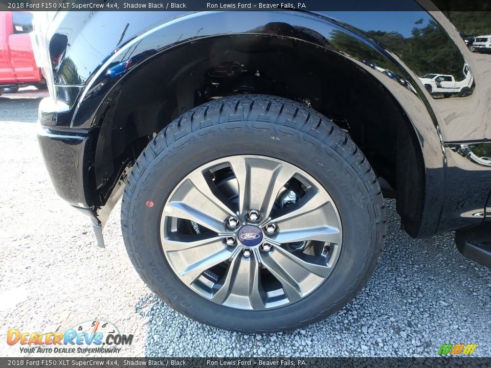 2018 Ford F150 XLT SuperCrew 4x4 Shadow Black / Black Photo #9