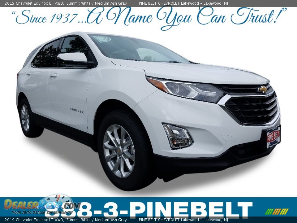 2019 Chevrolet Equinox LT AWD Summit White / Medium Ash Gray Photo #1