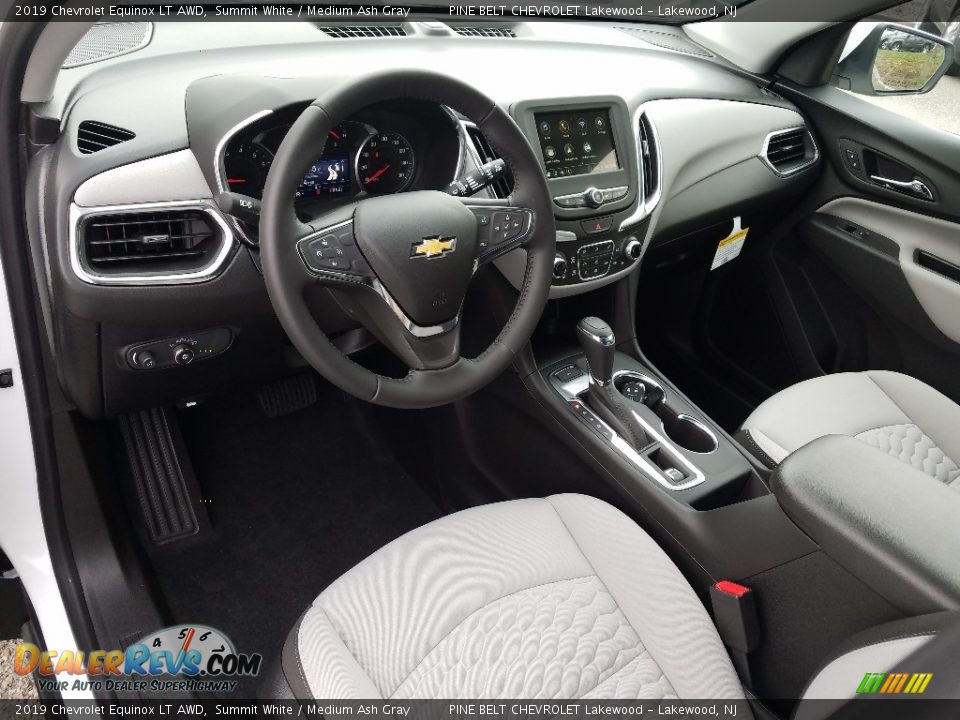 2019 Chevrolet Equinox LT AWD Summit White / Medium Ash Gray Photo #7