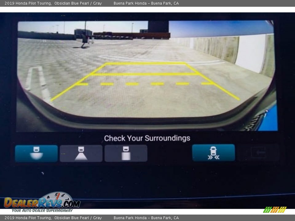 2019 Honda Pilot Touring Obsidian Blue Pearl / Gray Photo #15