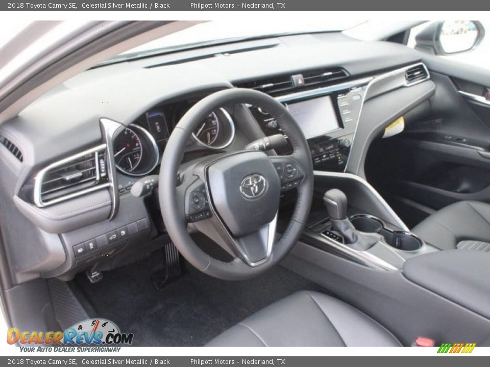 2018 Toyota Camry SE Celestial Silver Metallic / Black Photo #13