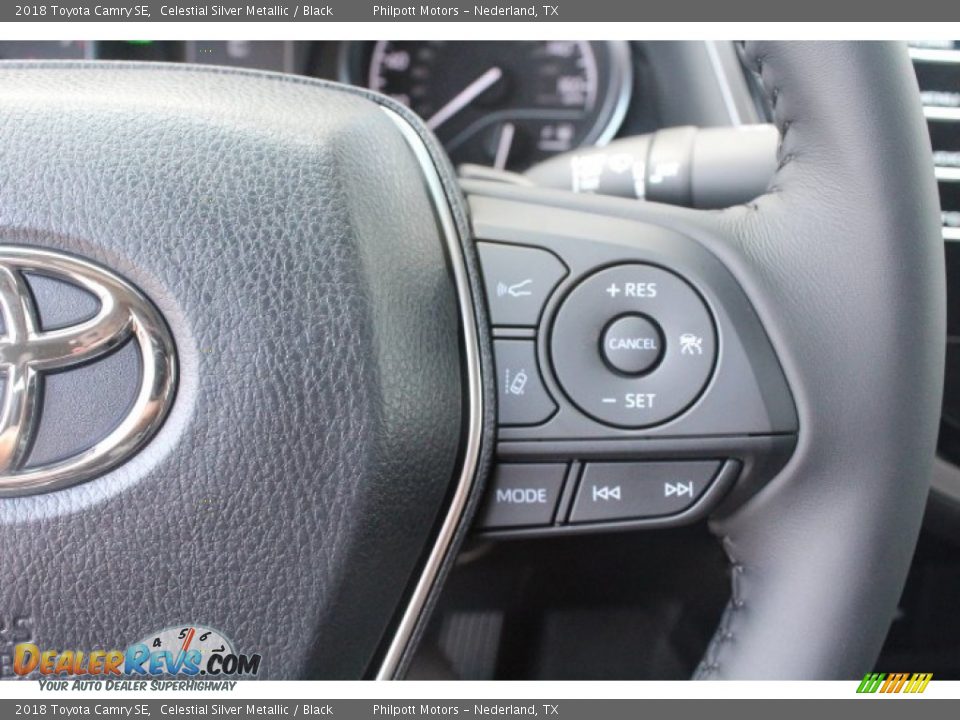 2018 Toyota Camry SE Celestial Silver Metallic / Black Photo #20