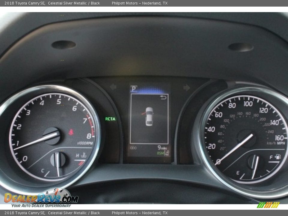 2018 Toyota Camry SE Celestial Silver Metallic / Black Photo #21