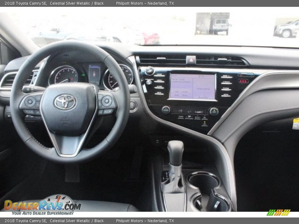2018 Toyota Camry SE Celestial Silver Metallic / Black Photo #25