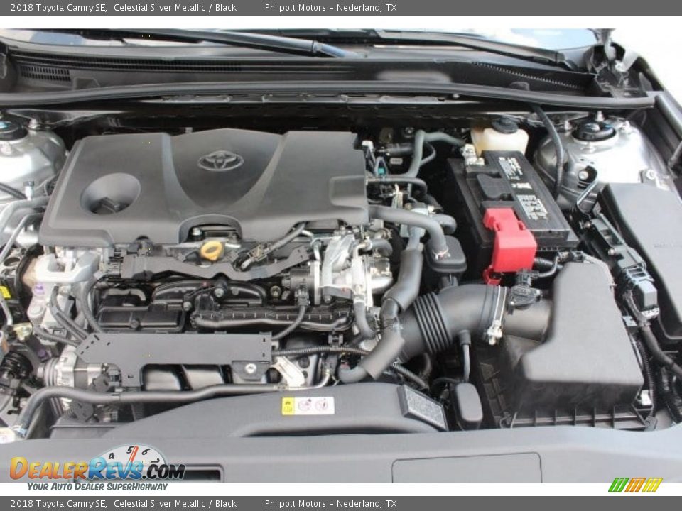 2018 Toyota Camry SE Celestial Silver Metallic / Black Photo #33