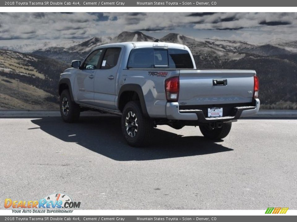 2018 Toyota Tacoma SR Double Cab 4x4 Cement / Cement Gray Photo #3