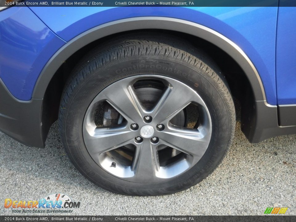 2014 Buick Encore AWD Brilliant Blue Metallic / Ebony Photo #3