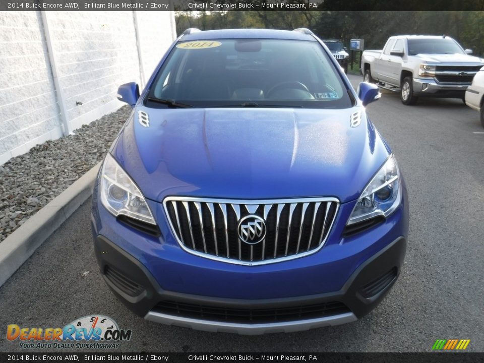 2014 Buick Encore AWD Brilliant Blue Metallic / Ebony Photo #4