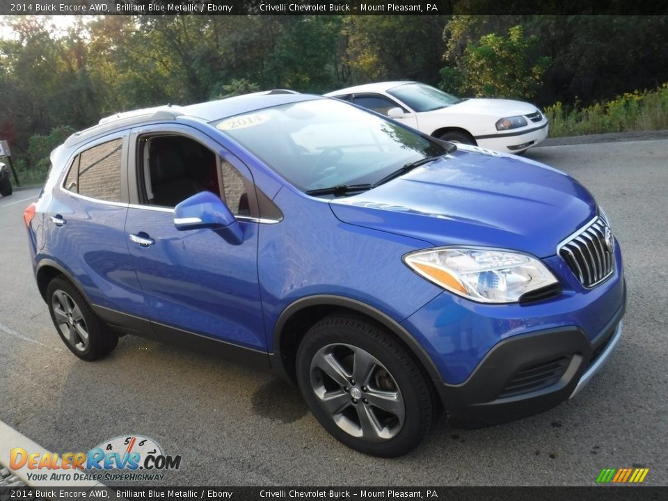 2014 Buick Encore AWD Brilliant Blue Metallic / Ebony Photo #5