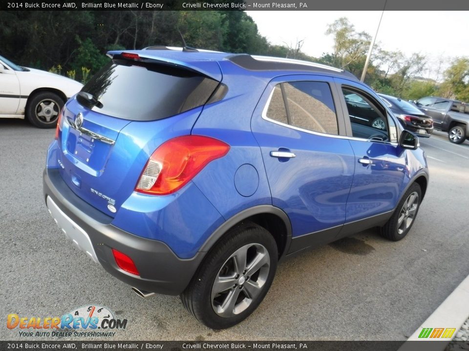 2014 Buick Encore AWD Brilliant Blue Metallic / Ebony Photo #6