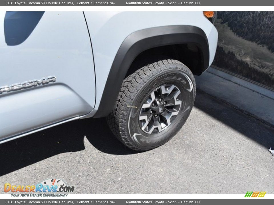 2018 Toyota Tacoma SR Double Cab 4x4 Cement / Cement Gray Photo #35