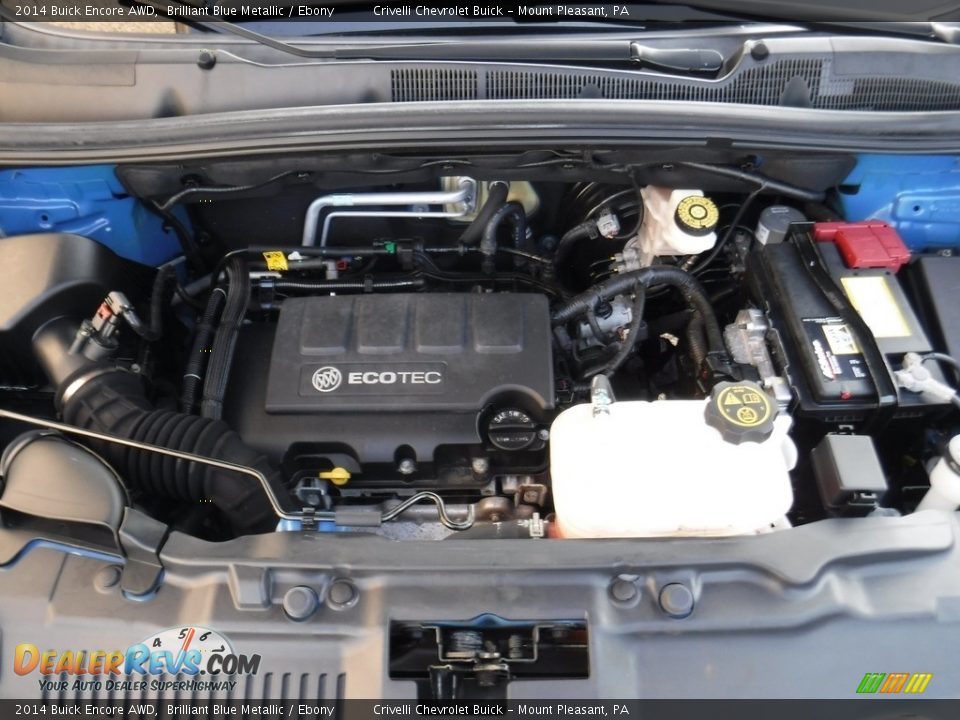 2014 Buick Encore AWD Brilliant Blue Metallic / Ebony Photo #10