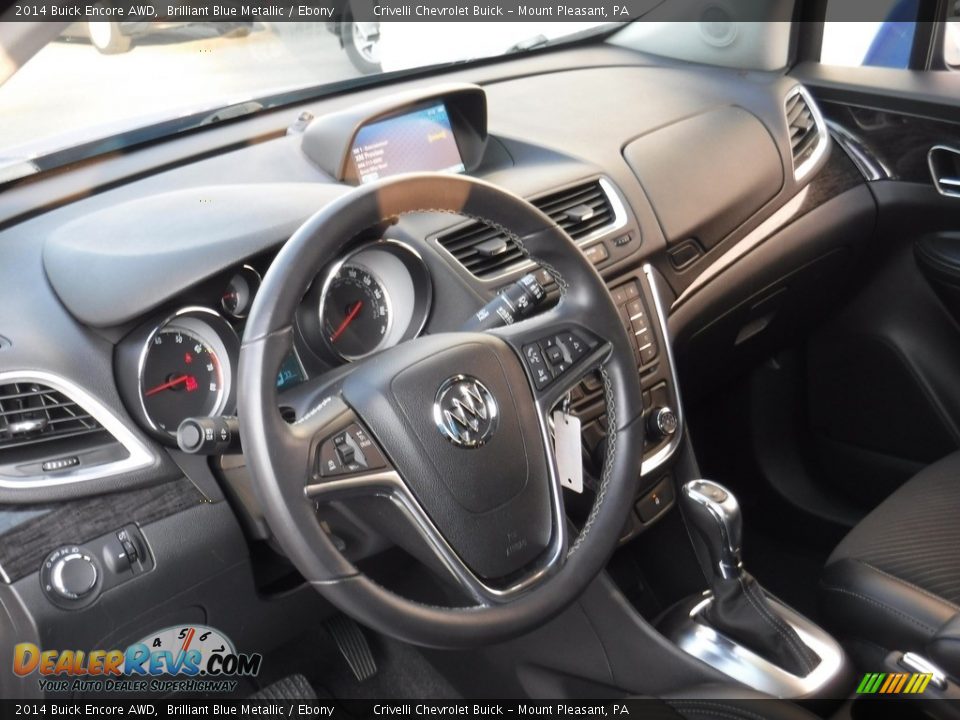 2014 Buick Encore AWD Brilliant Blue Metallic / Ebony Photo #11