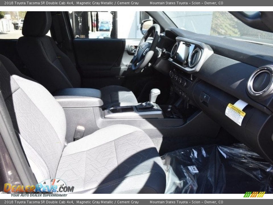 2018 Toyota Tacoma SR Double Cab 4x4 Magnetic Gray Metallic / Cement Gray Photo #12