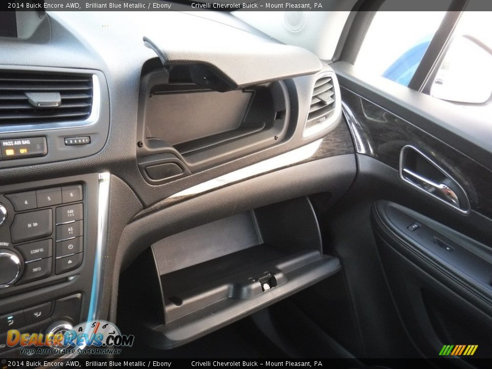 2014 Buick Encore AWD Brilliant Blue Metallic / Ebony Photo #22