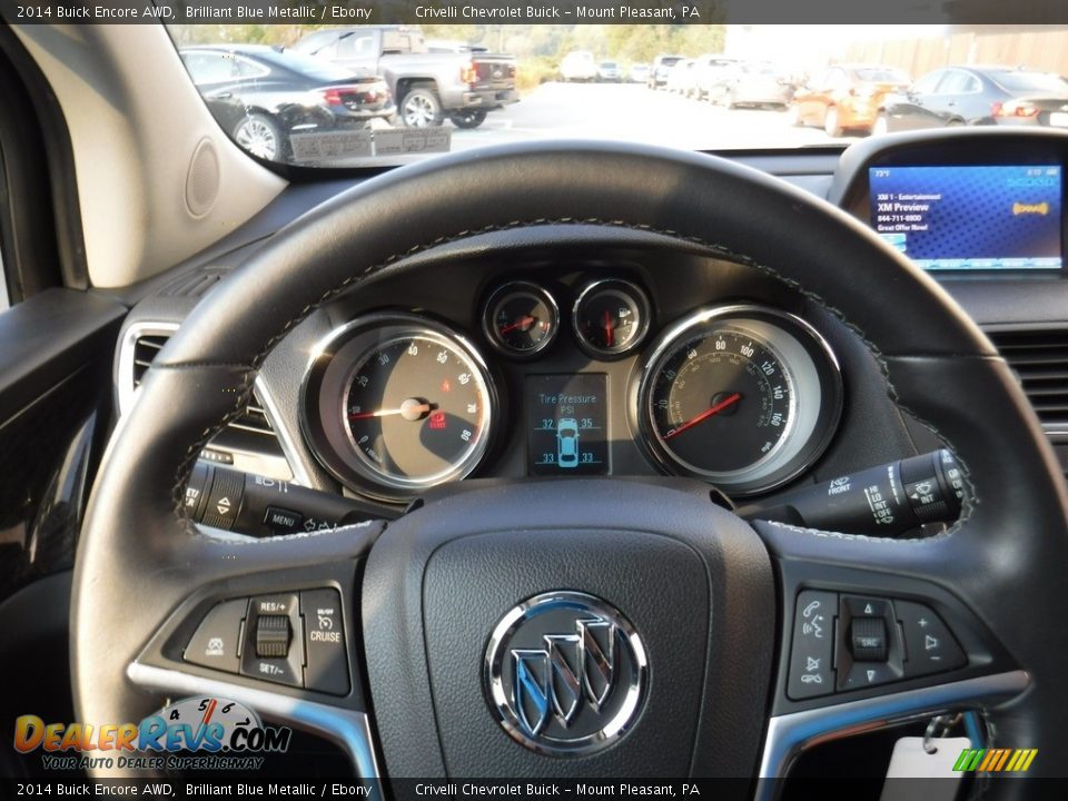 2014 Buick Encore AWD Brilliant Blue Metallic / Ebony Photo #24