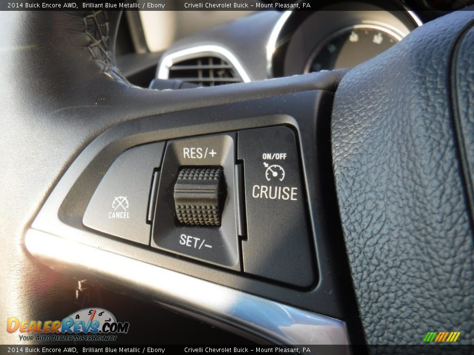 2014 Buick Encore AWD Brilliant Blue Metallic / Ebony Photo #25