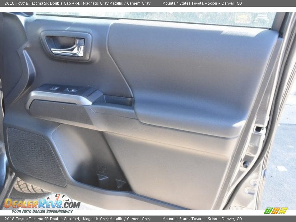 2018 Toyota Tacoma SR Double Cab 4x4 Magnetic Gray Metallic / Cement Gray Photo #22