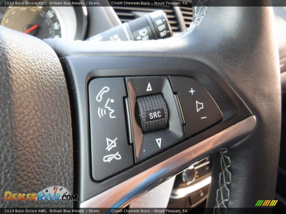 2014 Buick Encore AWD Brilliant Blue Metallic / Ebony Photo #26
