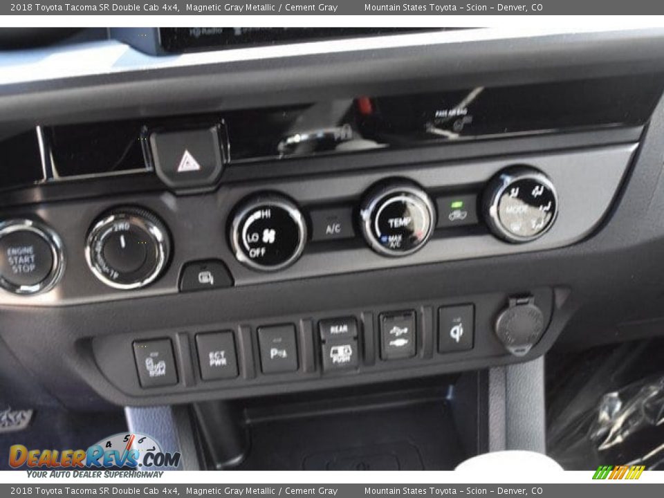 2018 Toyota Tacoma SR Double Cab 4x4 Magnetic Gray Metallic / Cement Gray Photo #29