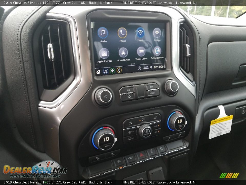 2019 Chevrolet Silverado 1500 LT Z71 Crew Cab 4WD Black / Jet Black Photo #10