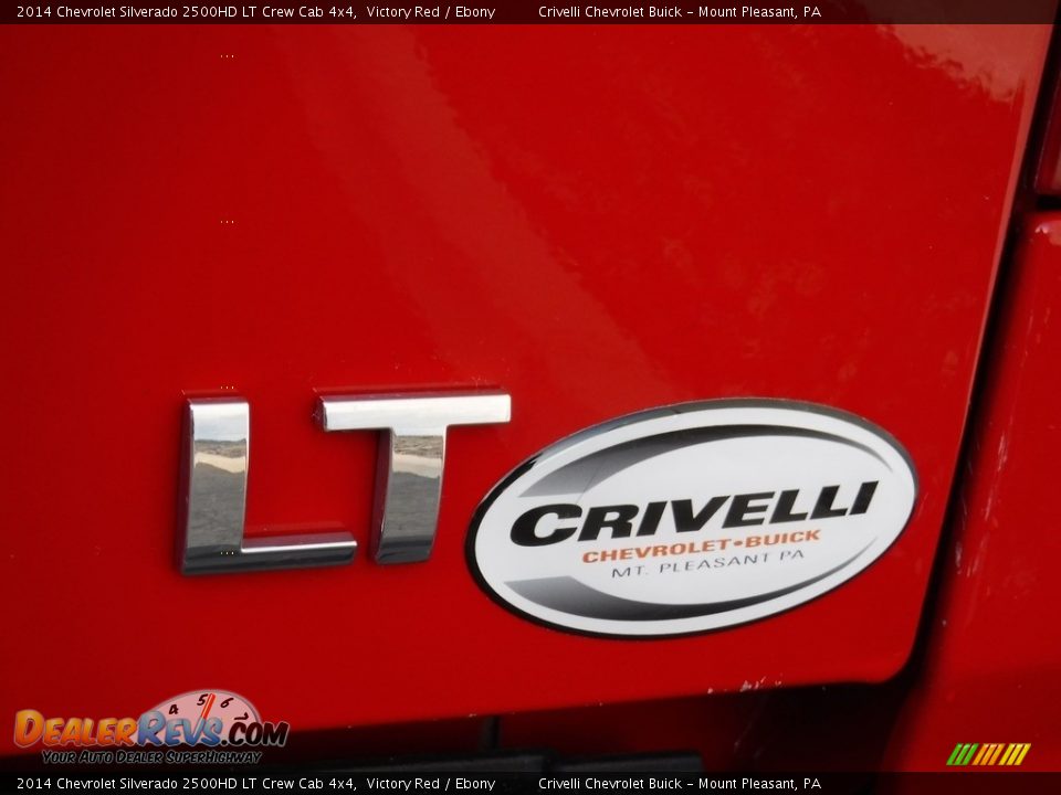 2014 Chevrolet Silverado 2500HD LT Crew Cab 4x4 Victory Red / Ebony Photo #11