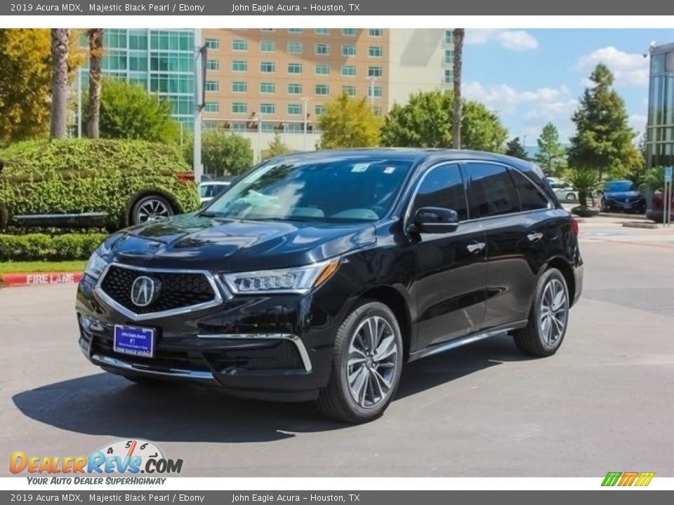 2019 Acura MDX Majestic Black Pearl / Ebony Photo #3