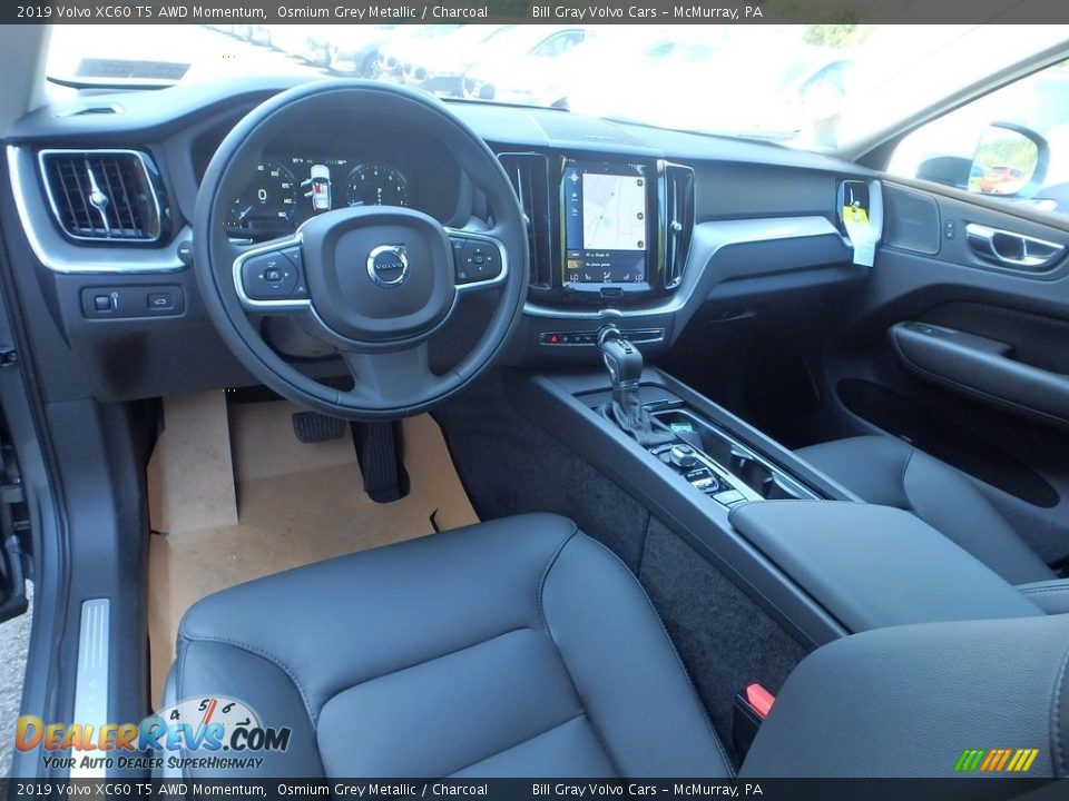 Charcoal Interior - 2019 Volvo XC60 T5 AWD Momentum Photo #9