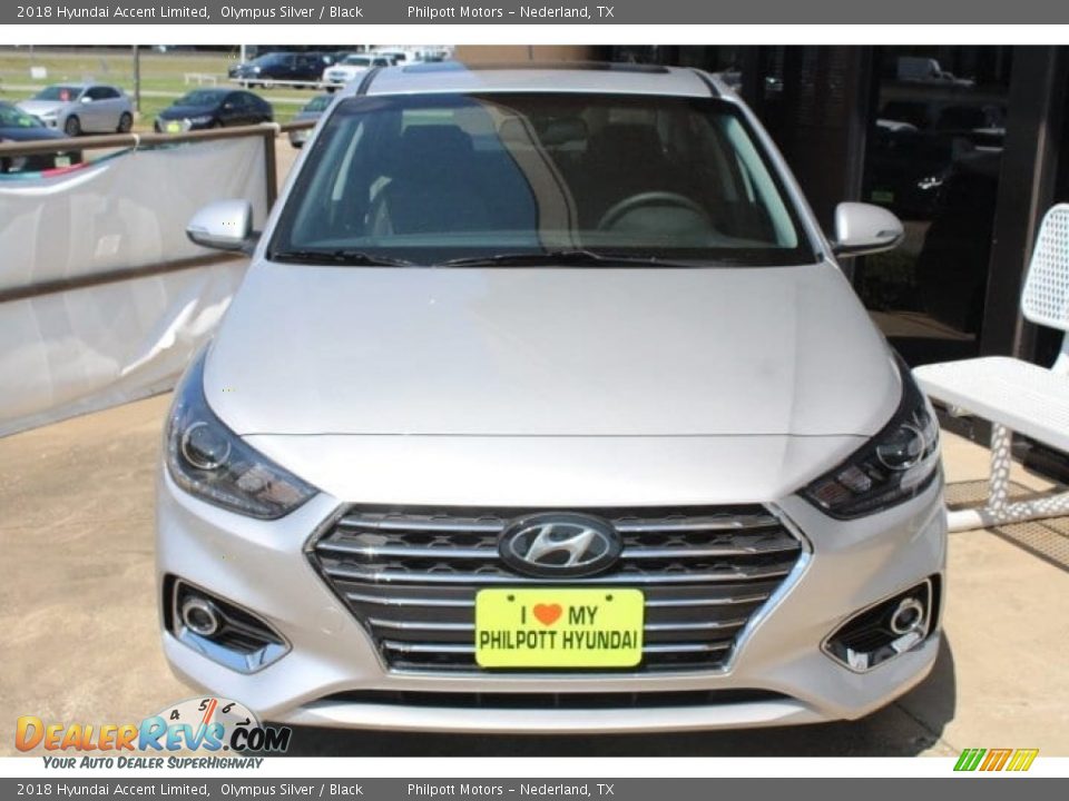 2018 Hyundai Accent Limited Olympus Silver / Black Photo #2