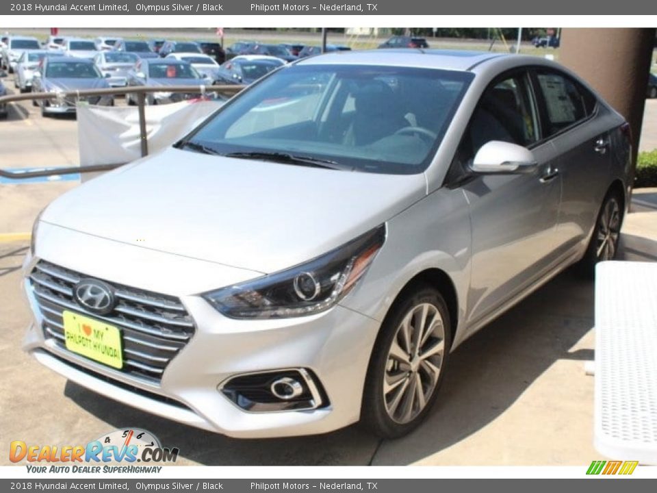 2018 Hyundai Accent Limited Olympus Silver / Black Photo #3