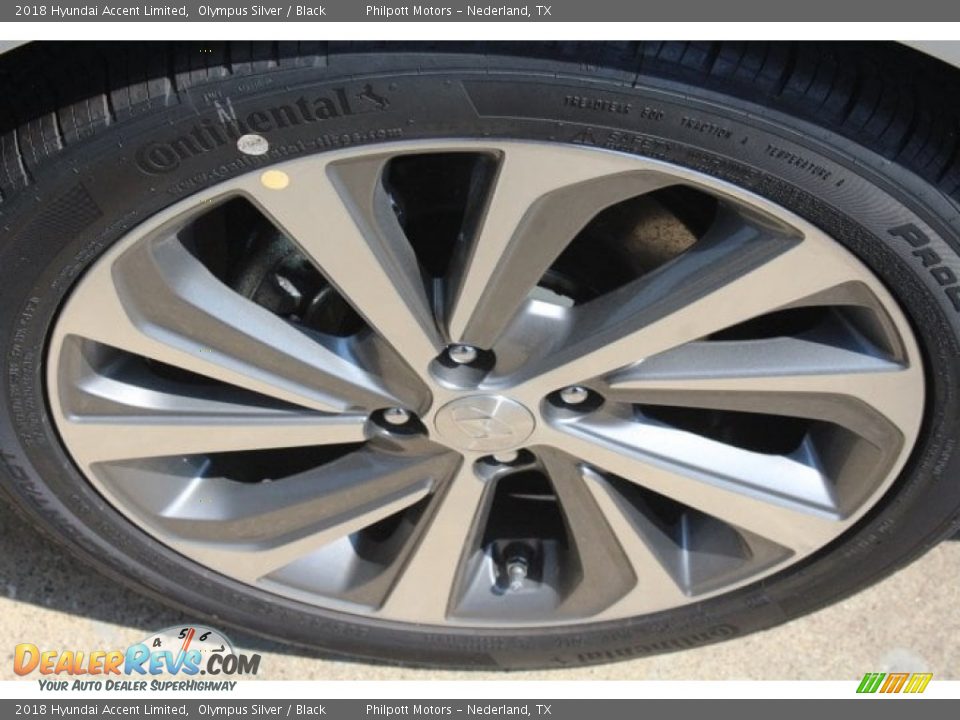 2018 Hyundai Accent Limited Olympus Silver / Black Photo #5