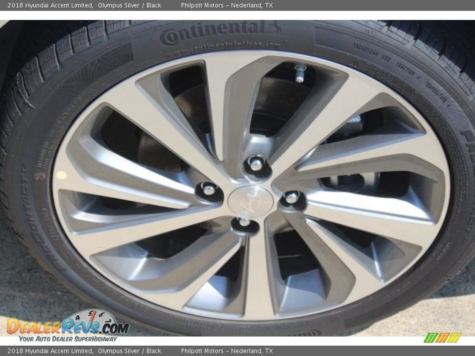 2018 Hyundai Accent Limited Olympus Silver / Black Photo #6