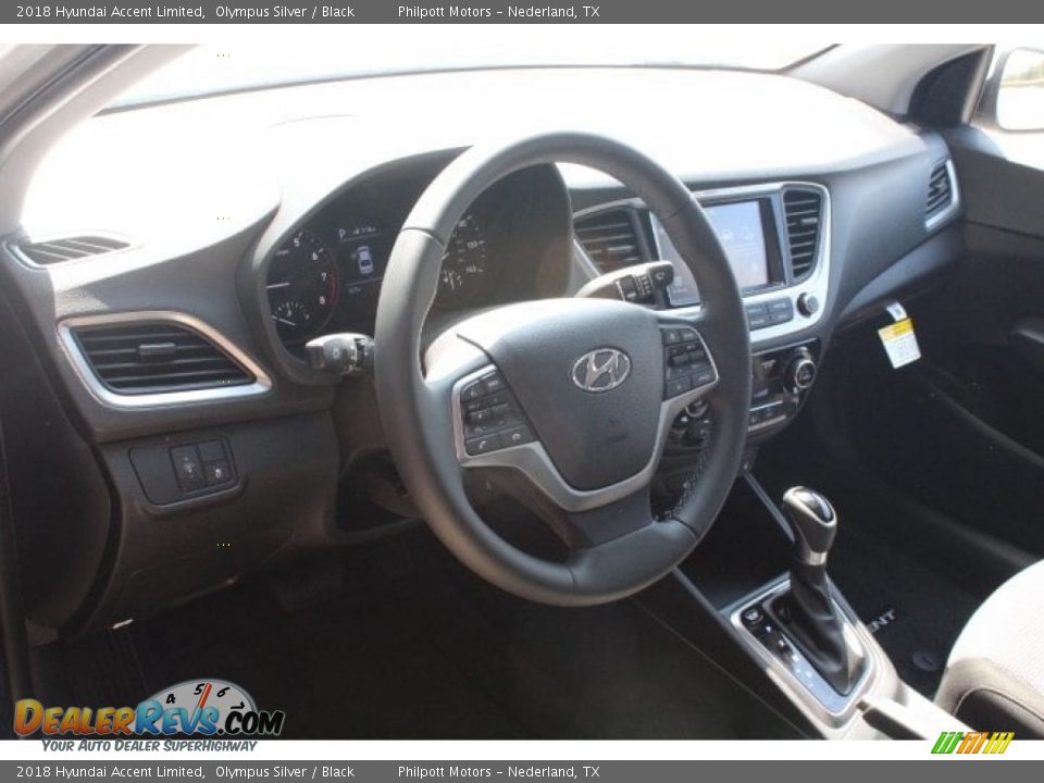 2018 Hyundai Accent Limited Olympus Silver / Black Photo #10