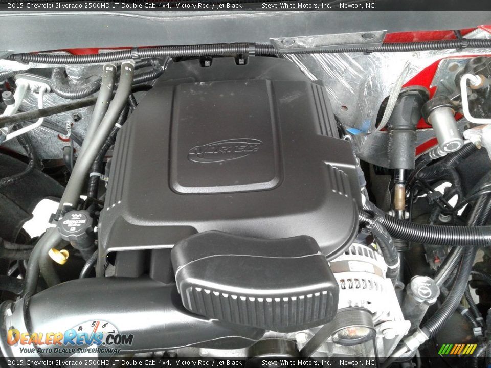 2015 Chevrolet Silverado 2500HD LT Double Cab 4x4 Victory Red / Jet Black Photo #31