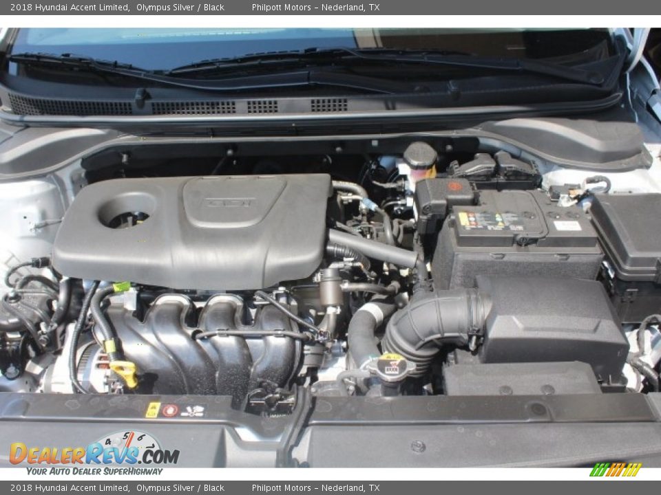 2018 Hyundai Accent Limited Olympus Silver / Black Photo #29