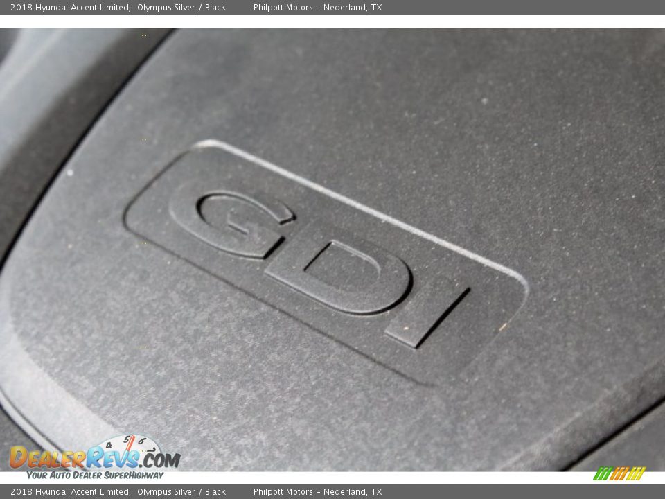 2018 Hyundai Accent Limited Olympus Silver / Black Photo #30