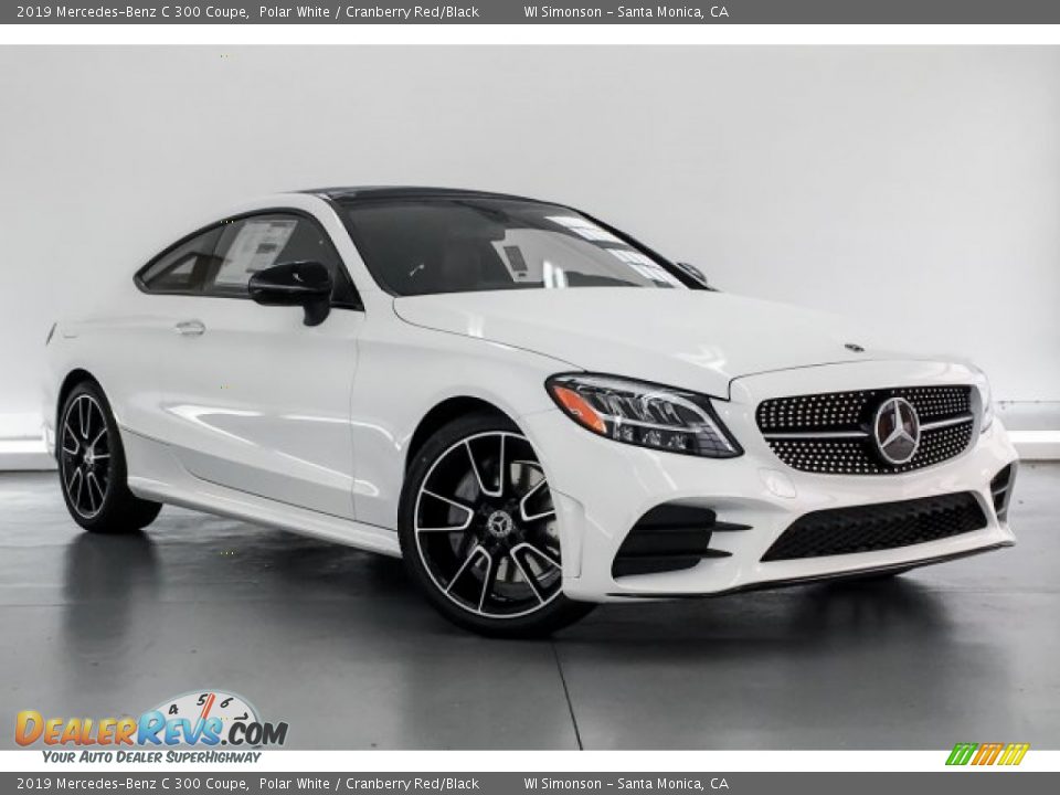 Front 3/4 View of 2019 Mercedes-Benz C 300 Coupe Photo #12