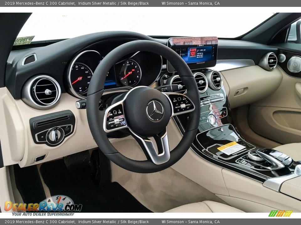 Silk Beige/Black Interior - 2019 Mercedes-Benz C 300 Cabriolet Photo #4