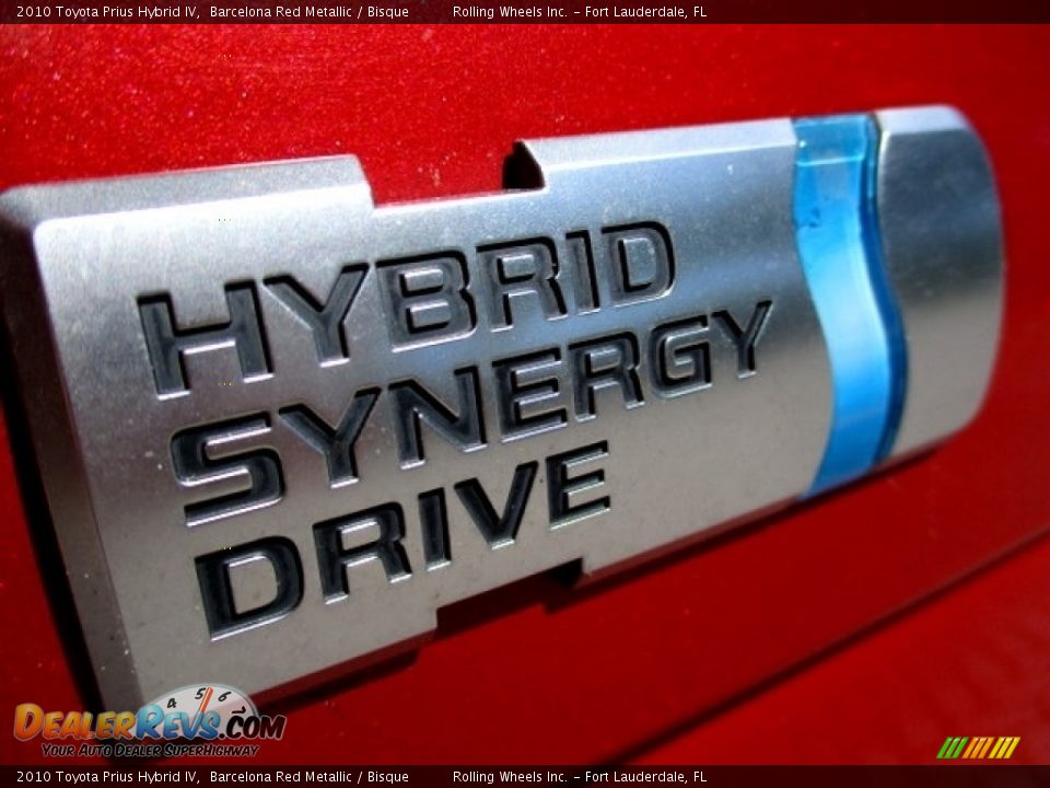 2010 Toyota Prius Hybrid IV Barcelona Red Metallic / Bisque Photo #4
