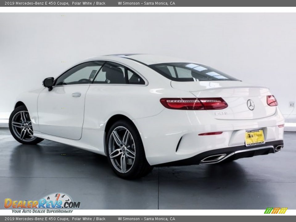 2019 Mercedes-Benz E 450 Coupe Polar White / Black Photo #2