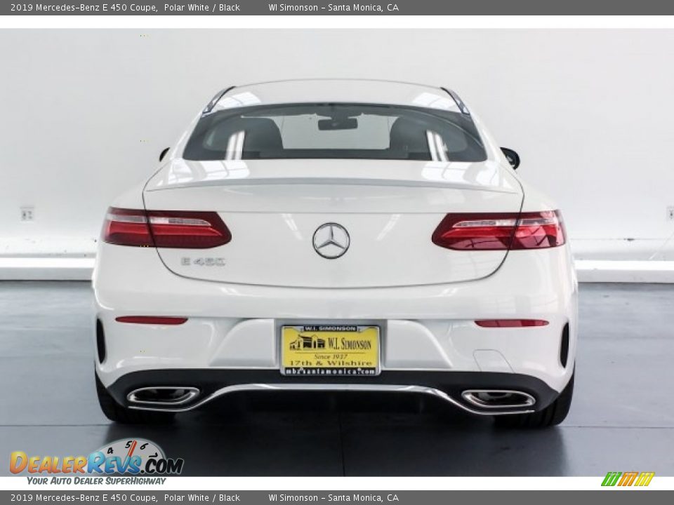 2019 Mercedes-Benz E 450 Coupe Polar White / Black Photo #3