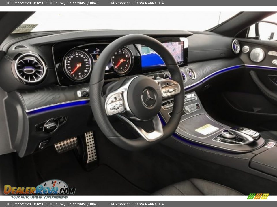 2019 Mercedes-Benz E 450 Coupe Polar White / Black Photo #4